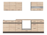 Junona Line kjøkkensett - Somona Eik - 260 cm